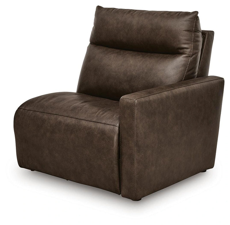 ModZ Power Reclining Sectional Loveseat with Audio Console
