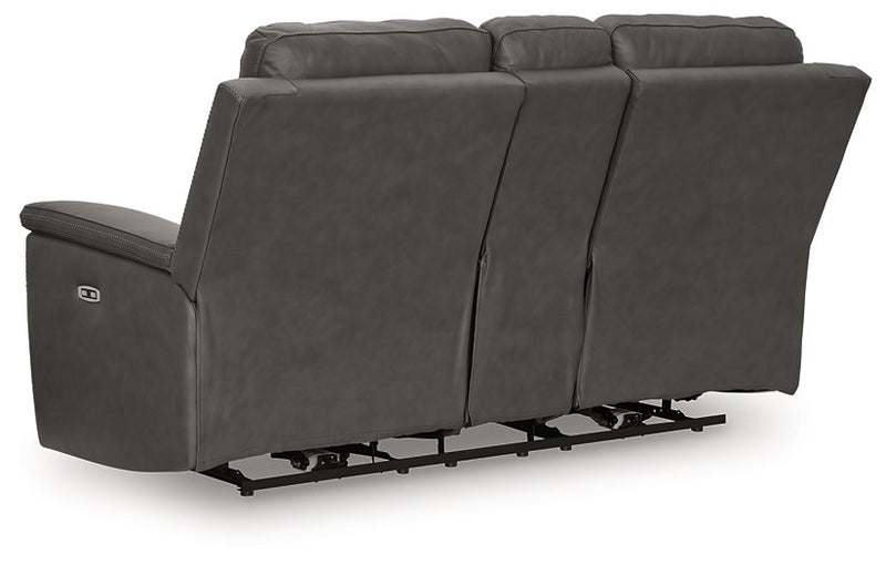 Bleckley Power Reclining Loveseat with Console