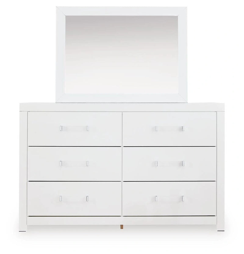 Maeling Dresser and Mirror